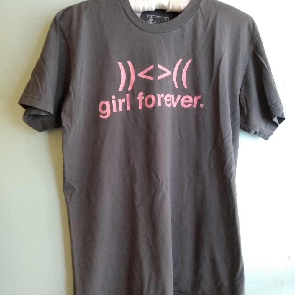 Vintage gray Girl (Forever) T shirt